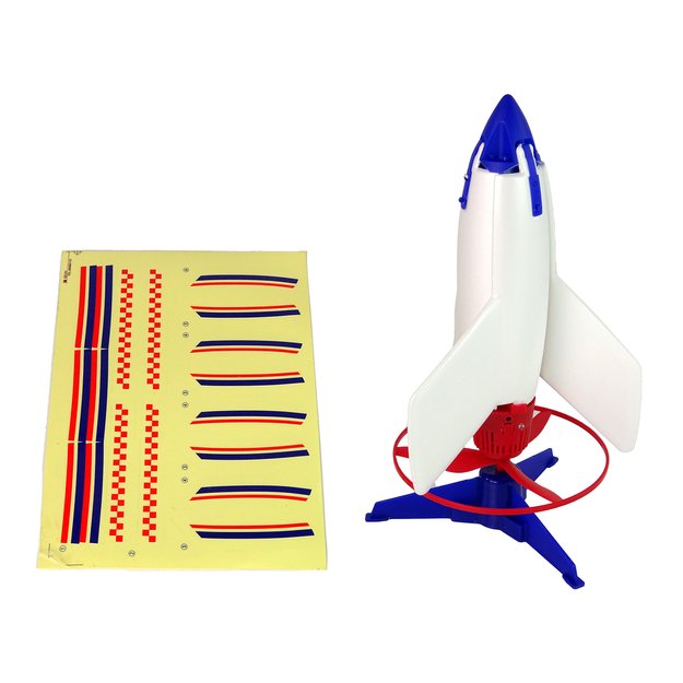 Mokomasis raketos paleidimo rinkinys, baltas 21 cm