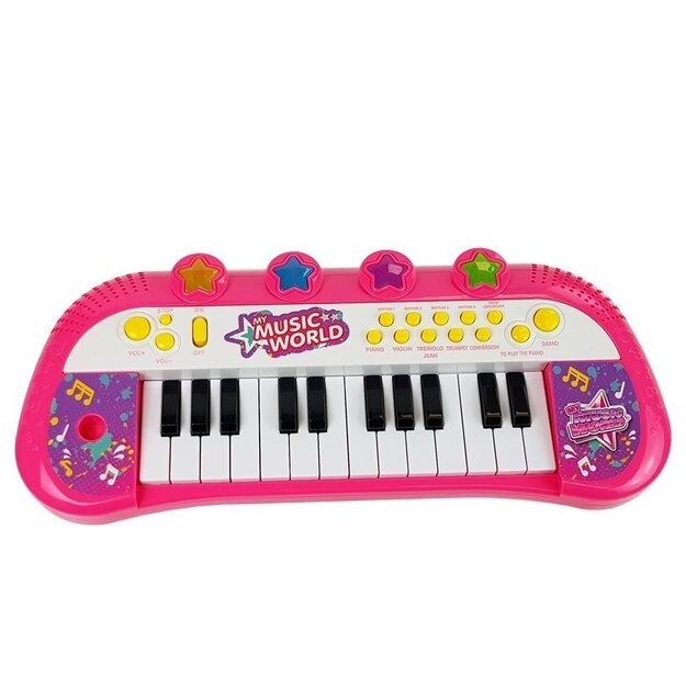 Rožinis pianinas, 24 klavišai