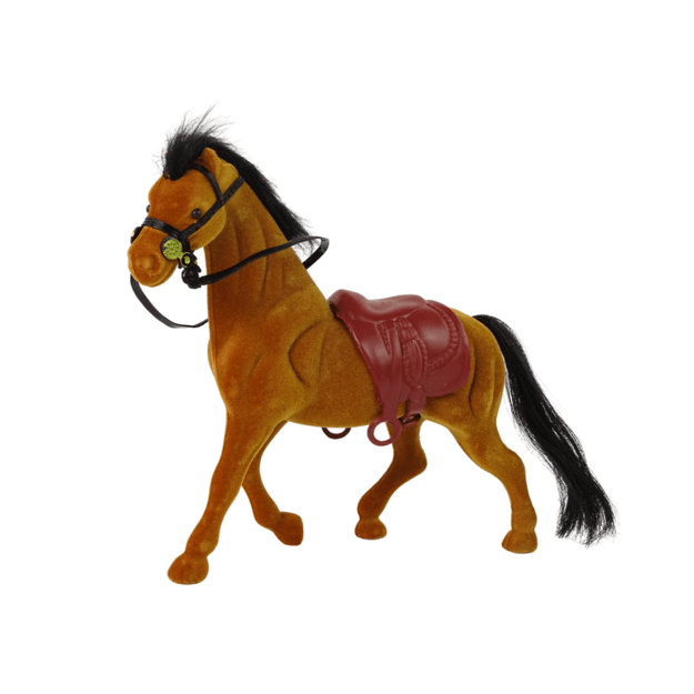 Aksominė bronzinė arklio figūrėlė