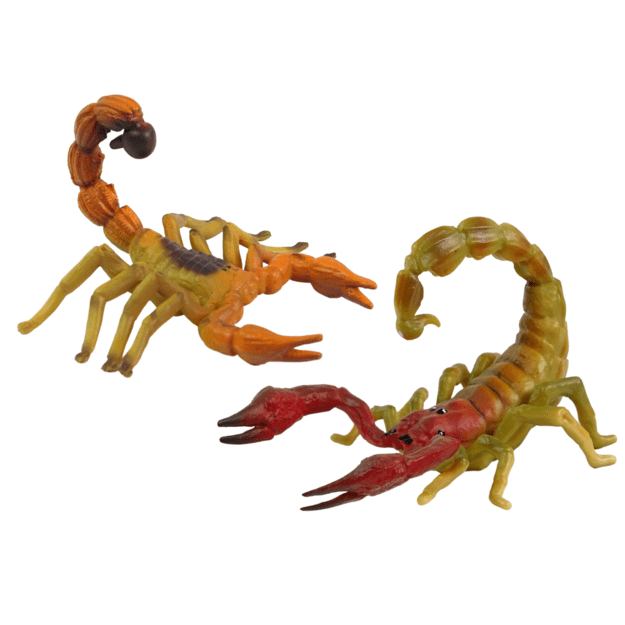 Figūrėlių rinkinys, dykumos skorpionas su jaunikliu