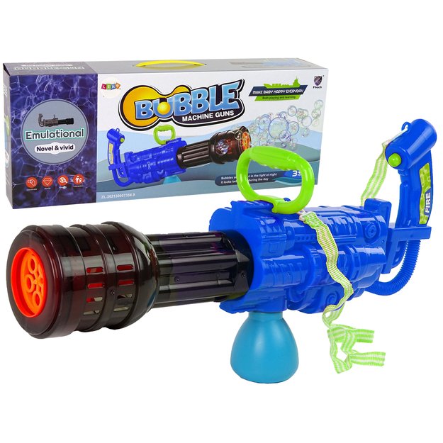 Muilo burbulo pistoletas, mėlynas