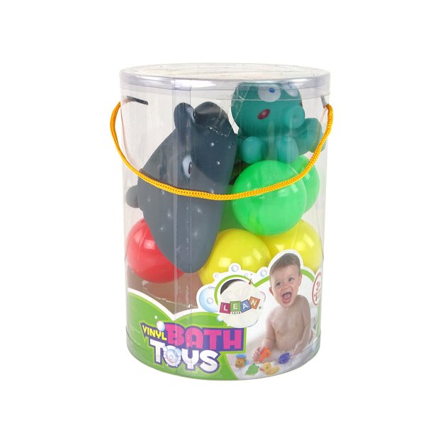 Vonios žaislų rinkinys su kamuoliukais
