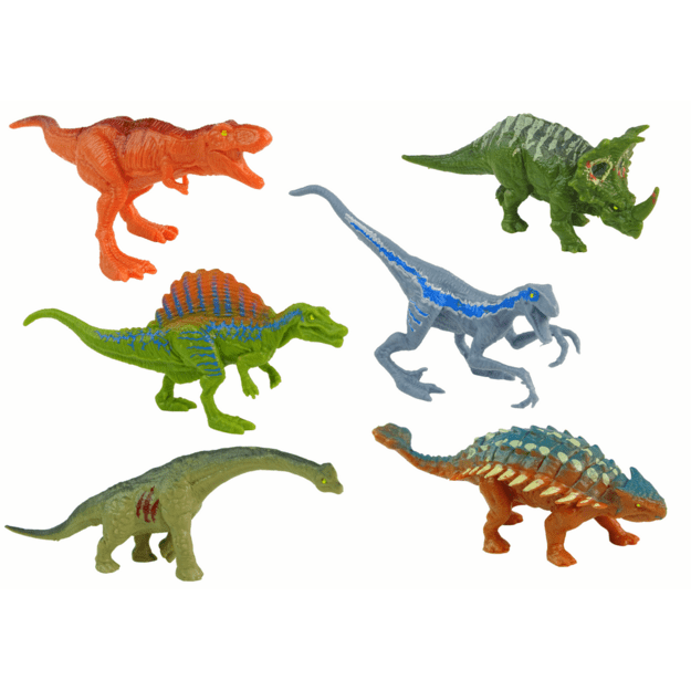 Dinozaurų figūrėlių rinkinys, 12 dalių