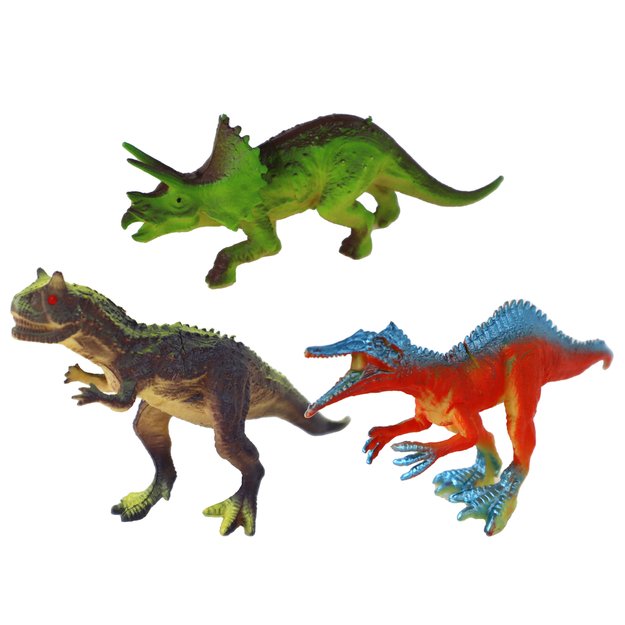 Dinozaurų figūrėlių ir priedų rinkinys