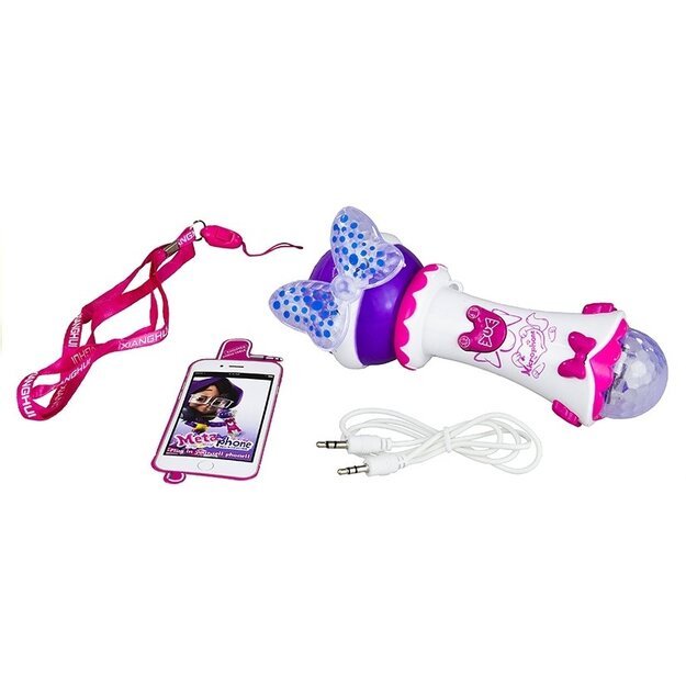 Vaikiškas karaokės mikrofonas su MP3, rožinis
