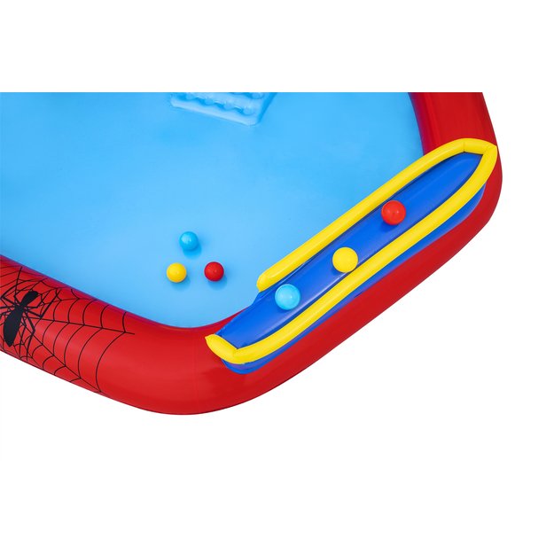 Pripučiamas baseinas su žaidimų aikštele Žmogus voras 211 cm x 206 cm x 127 cm Bestway