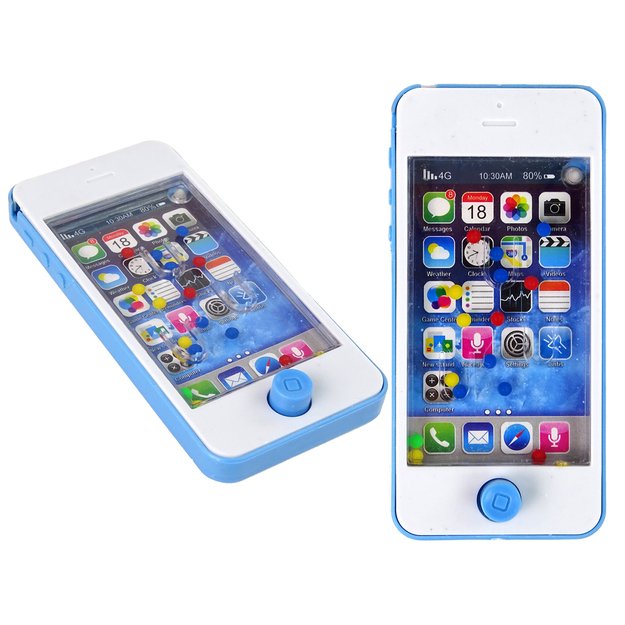 Žaislinis mobilusis telefonas 5S, mėlynas