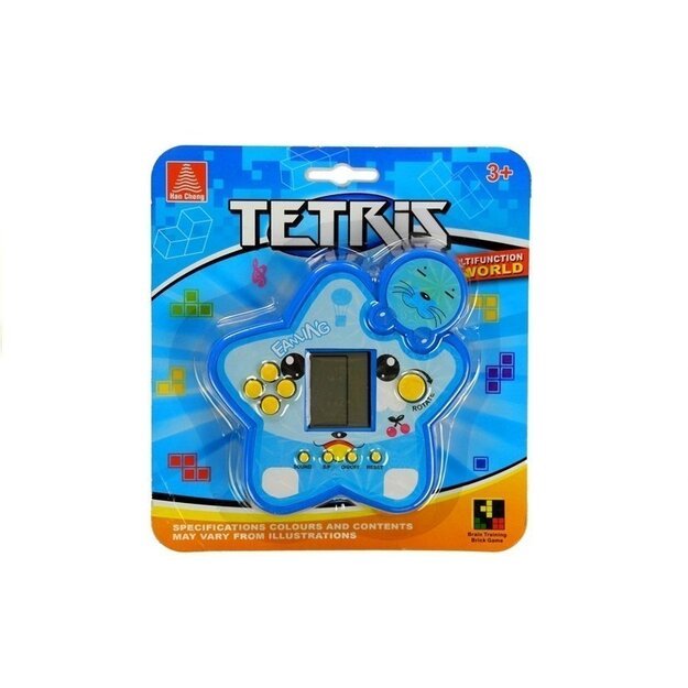 "Tetris" žaidimas žvaigždė mėlynas