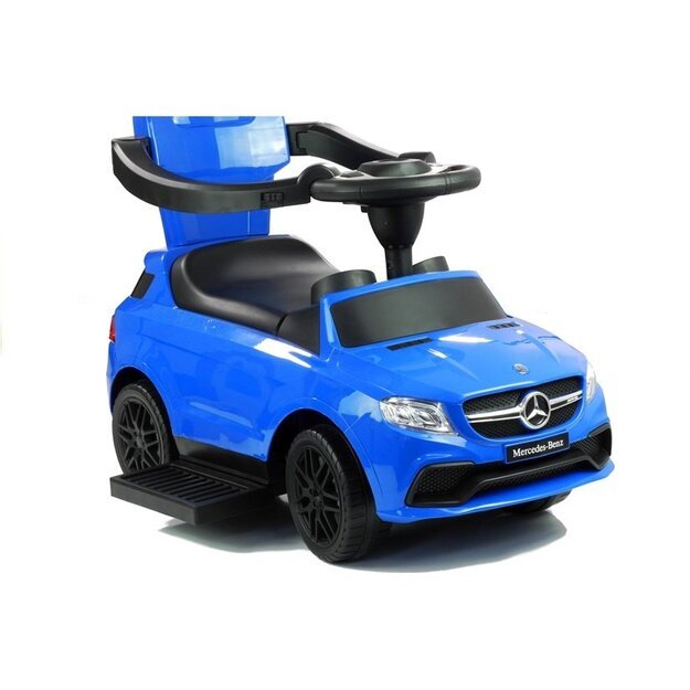 Paspiriamas automobilis Mercedes Pusher Rider 3in1, mėlynas