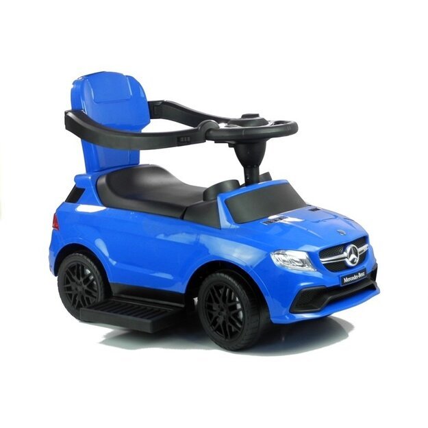 Paspiriamas automobilis Mercedes Pusher Rider 3in1, mėlynas