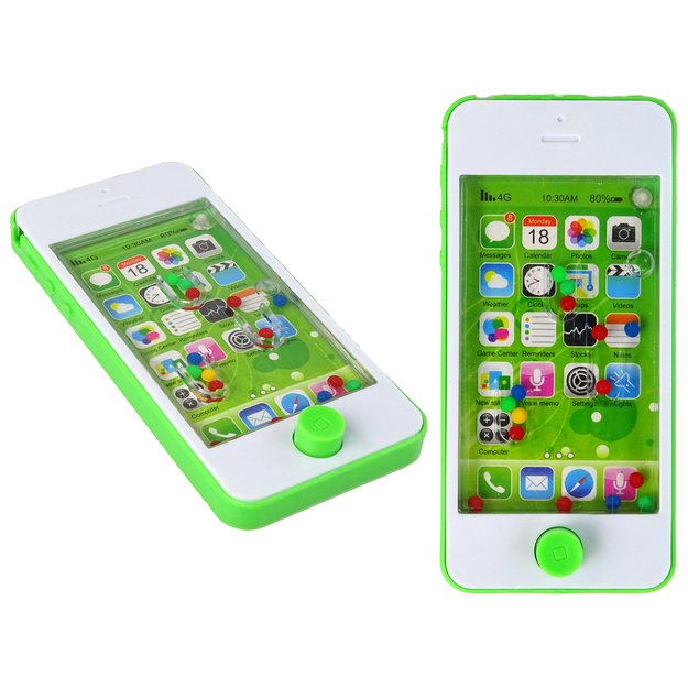 Žaislinis mobilusis telefonas 5S, žalias