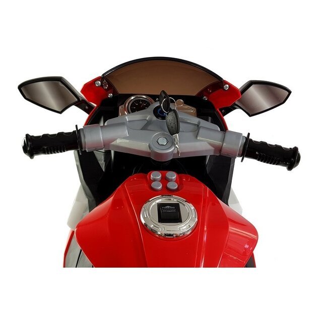 Vaikiškas elektrinis motociklas TR1603, raudonas