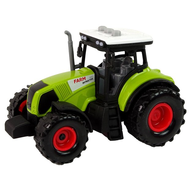 Traktorius su garso efektais, žalias