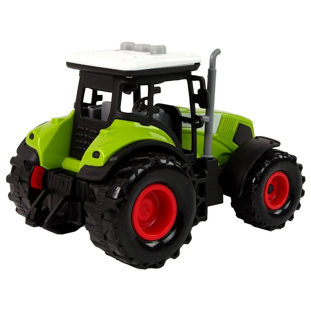 Traktorius su garso efektais, žalias