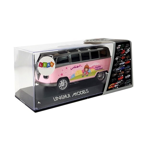 Turistinis autobusiukas rožinis