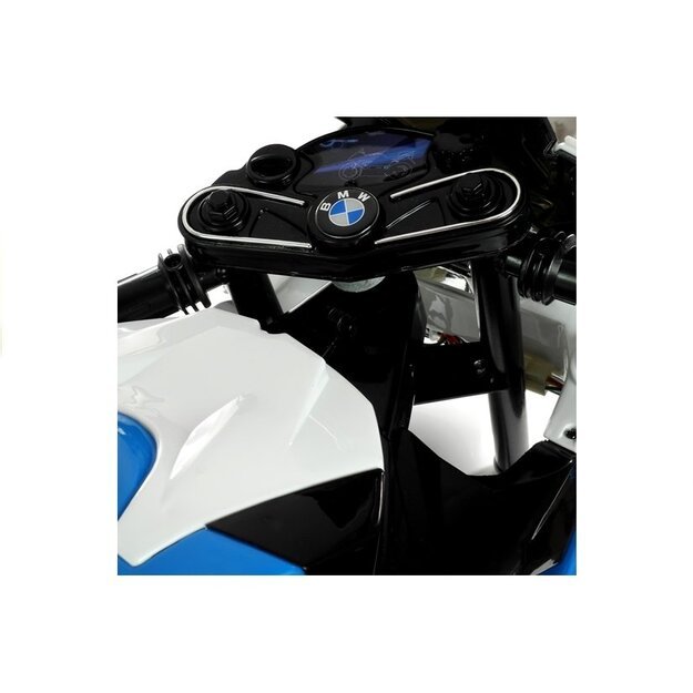 Vaikiškas elektrinis BMW S1000RR motociklas, mėlynas