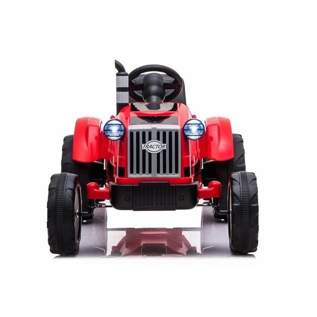 Vaikiškas elektrinis traktorius su priekaba CH9959 raudonas