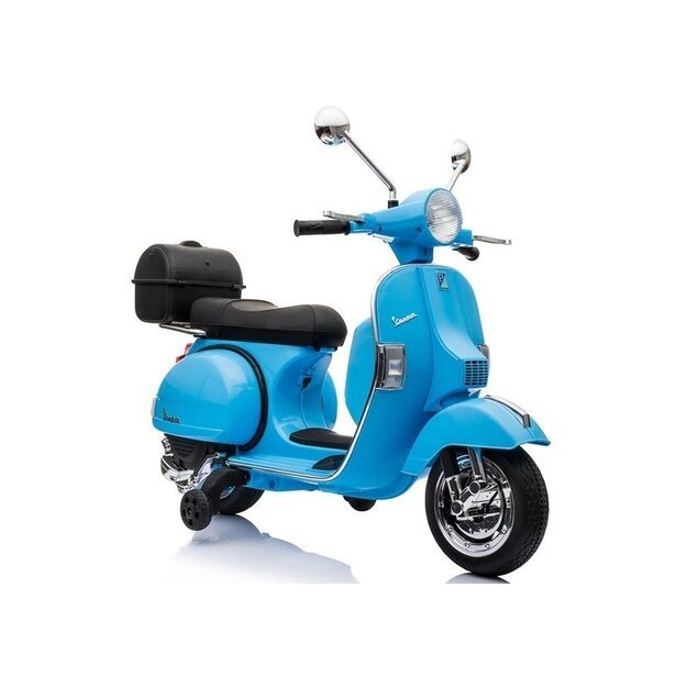 Elektrinis motoroleris vaikams Vespa mėlynas