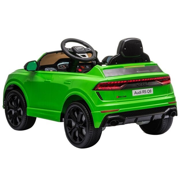 Vienvietis elektromobilis vaikams Audi RS Q8, žalias