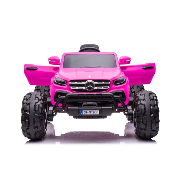 Vienvietis vaikiškas elektromobilis Mercedes DK-MT950, barbie pink