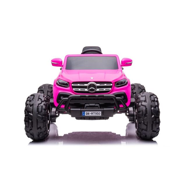 Vienvietis vaikiškas elektromobilis Mercedes DK-MT950, barbie pink