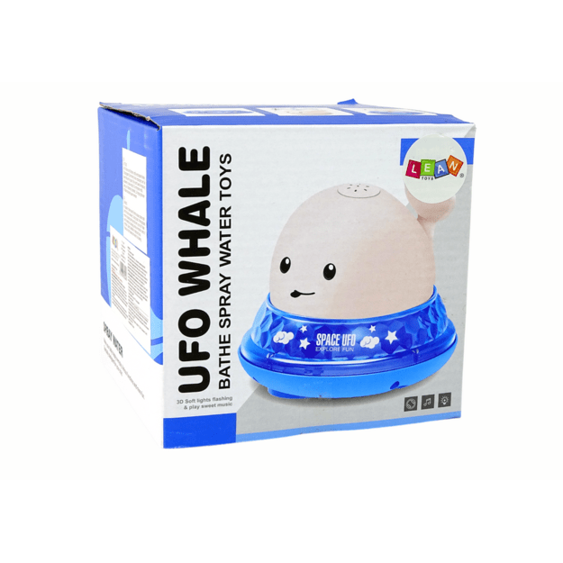 Interaktyvus vandens žaislas banginis, baltas