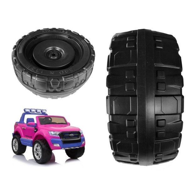 4 ratai (komplektas) Ford Ranger 4x4 DK-F650 elektromobiliui
