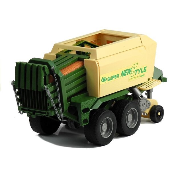 Žaislinis traktorius su priekaba 65 cm