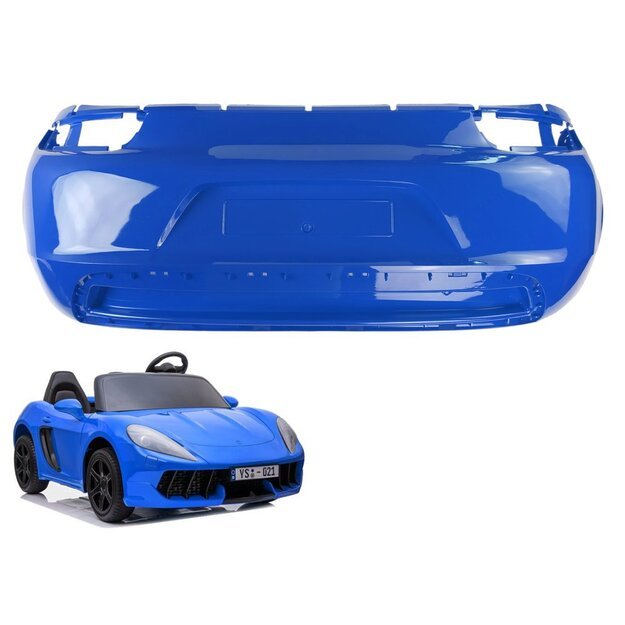 Galinis bamperis elektromobiliui YSA021,mėlynas lakuotas