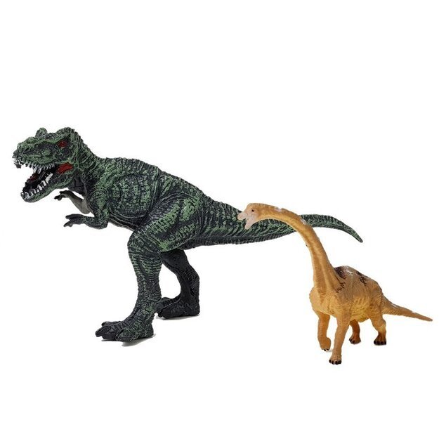 Dinozaurų figūrėlių rinkinys ,,Brachiozauras'' ir ,,Tiranozauras Reksas''