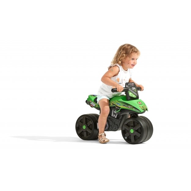 Vaikiškas elektrinis motociklas FALK, žalias