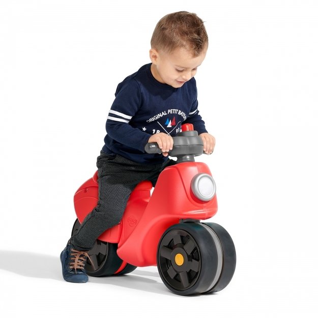 Paspiriamas vaikiškas motociklas, raudonas, Falk Scooter Strada