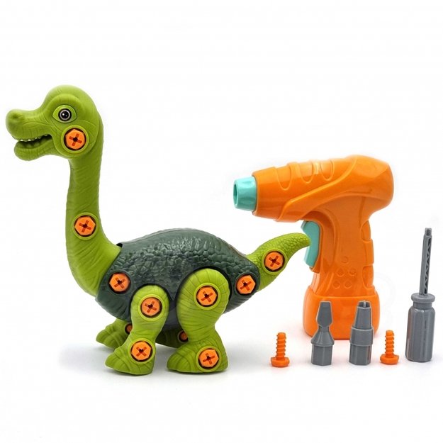 Konstruktorius dinozauras su įrankiais Woopie