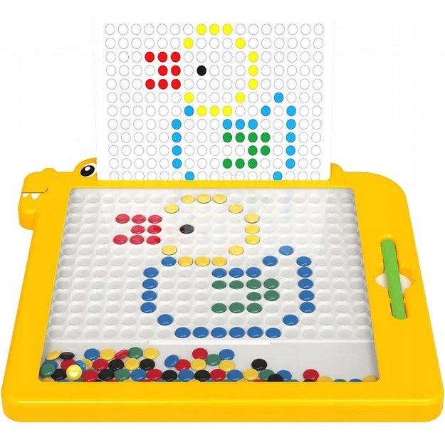 Montessori magnetinė lenta MagPad, WOOPIE, geltonas