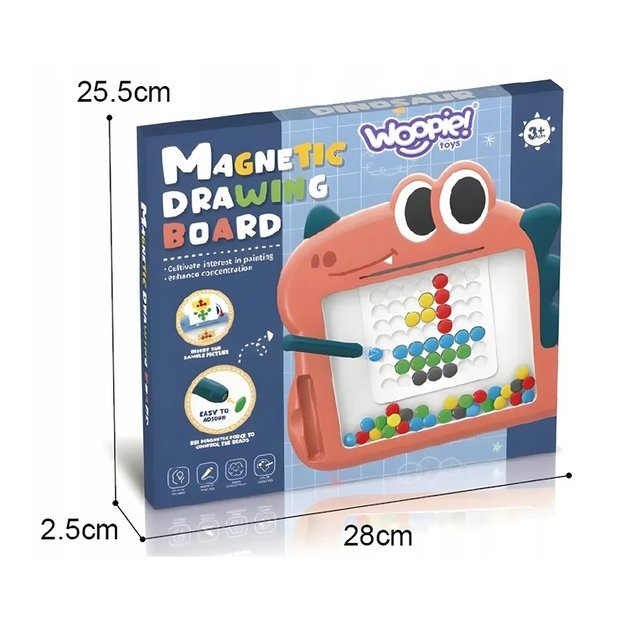 Montessori magnetinė lenta MagPad, WOOPIE, rožinis