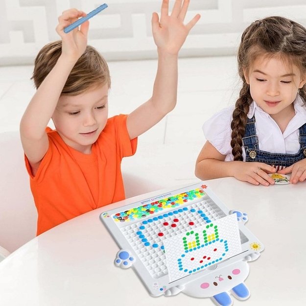 Montessori magnetinė lenta MagPad, WOOPIE, zuikis, mėlynas