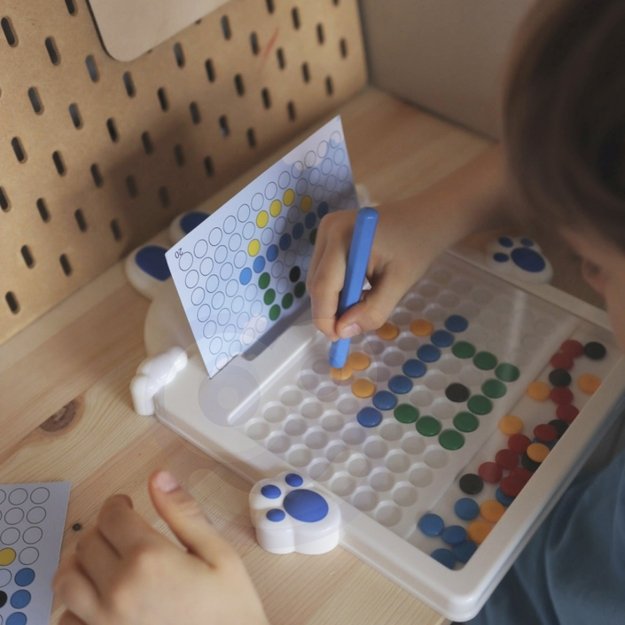 Montessori magnetinė lenta MagPad, WOOPIE, zuikis, mėlynas