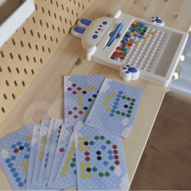 Montessori magnetinė lenta MagPad, WOOPIE, zuikis, mėlynas