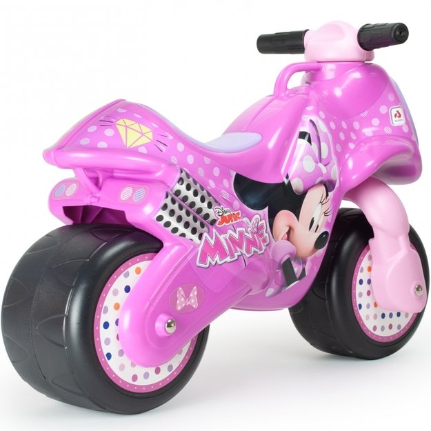 Paspiriamas balansinis vaikiškas motociklas „Peliukas Mikis“ INJUSA, rožinis