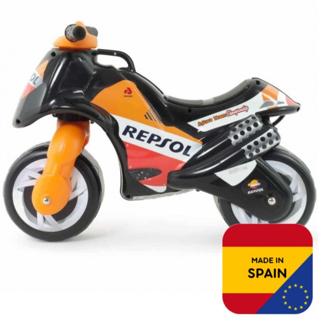 Paspiriamas balansinis vaikiškas motociklas Repsol INJUSA, oranžinis