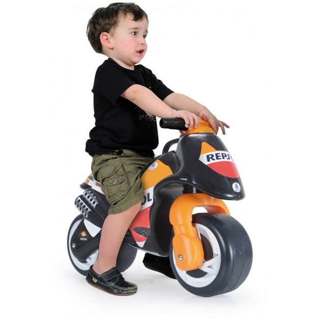 Paspiriamas balansinis vaikiškas motociklas Repsol INJUSA, oranžinis