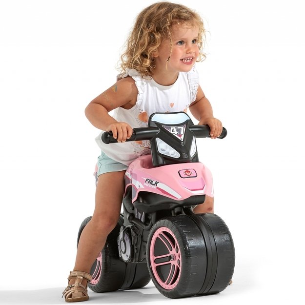 Paspiriamas vaikiškas motociklas FALK, rožinis