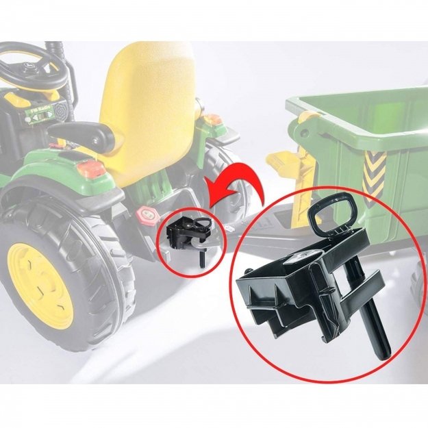 Elektrinio vaikiško traktoriaus jungtis Rolly Toys