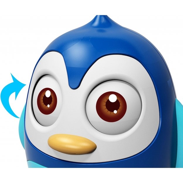 Sensorinis žaislas ir kramtukas , WOOPIE, pingvinas, mėlynas