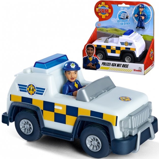 Ugniagesio Samo policijos džipas su Roso figūrėle, Simba