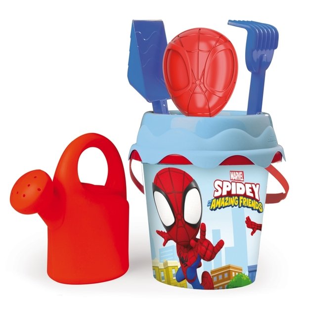 Smėlio kibirėlis su priedais „Spiderman“ SMOBY