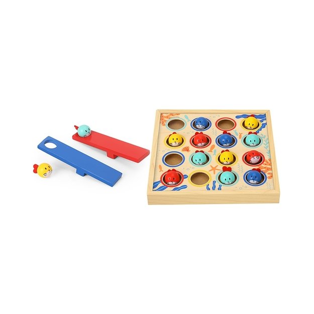 Medinis stalo žaidimas vaikams „Skraidančios žuvytės“, Tooky Toy