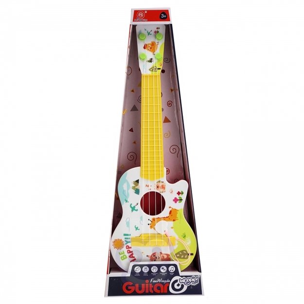 Vaikiška akustinė gitara 43 cm, WOOPIE, raudona