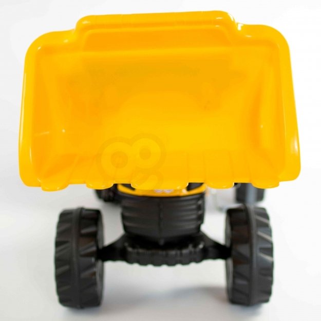 Vaikiškas traktorius su pedalais ir krautuvu