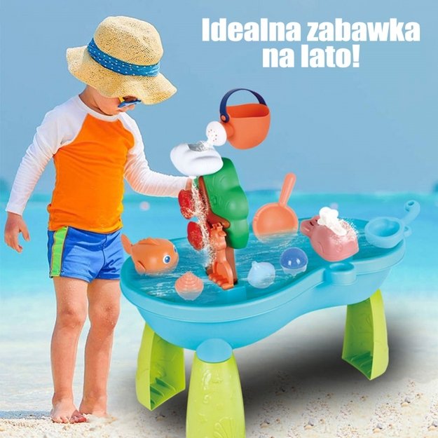 Vandens ir smėlio žaislų rinkinys su kriokliu, WOOPIE